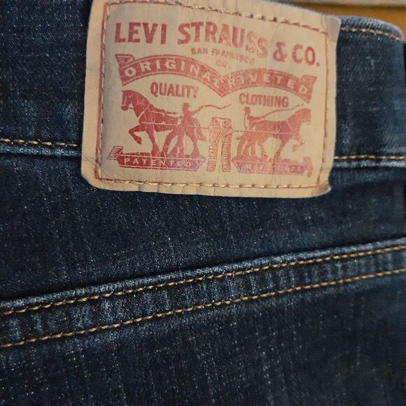 Levi's classic boot cut jeans size 16 short 16s casual denim pants classic look - Picture 6 of 9